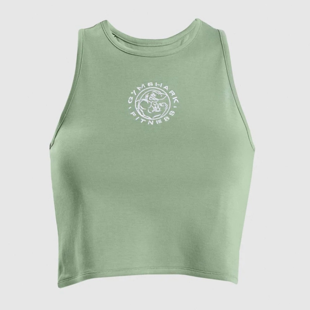 gymshark legacy tank sage green